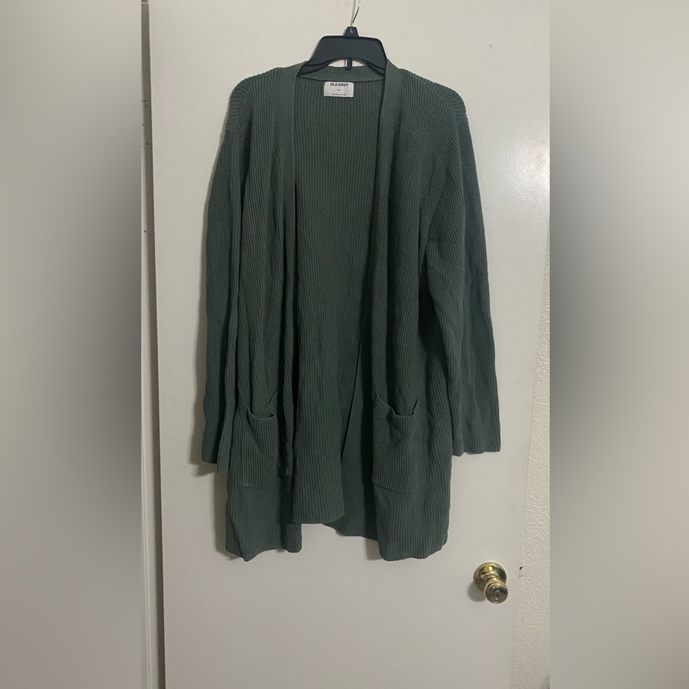 Old Navy Sage Green Ribbed Sweater